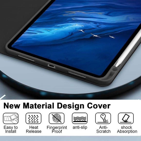 Black ultra-thin keyboard Bluetooth-Long Life-for iPad-Galaxy-Smartphones ETC - Picture 4 of 10